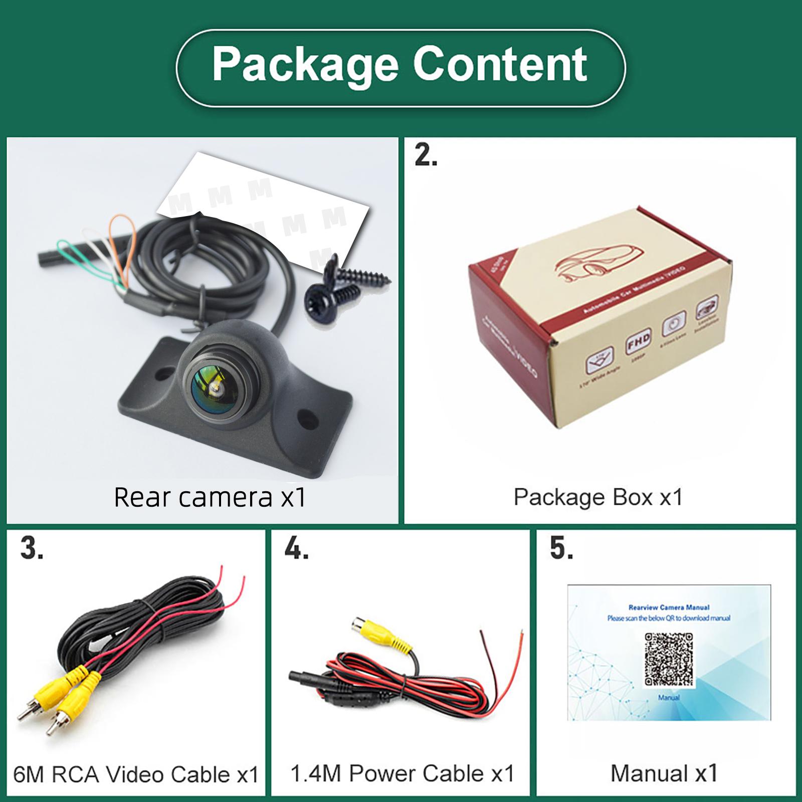 AHD CVBS 1080P Автомобильная камера заднего вида и переднего вида Full HD Ночное видение 170° Объектив «рыбий глаз» Автомобильная камера заднего вида 720P AHD720P
AHD CVBS 1080P Автомобильная камера заднего вида и переднего вида Full HD Ночное видение 170° Объектив «рыбий глаз» Автомобильная камера заднего вида 720P AHD720P