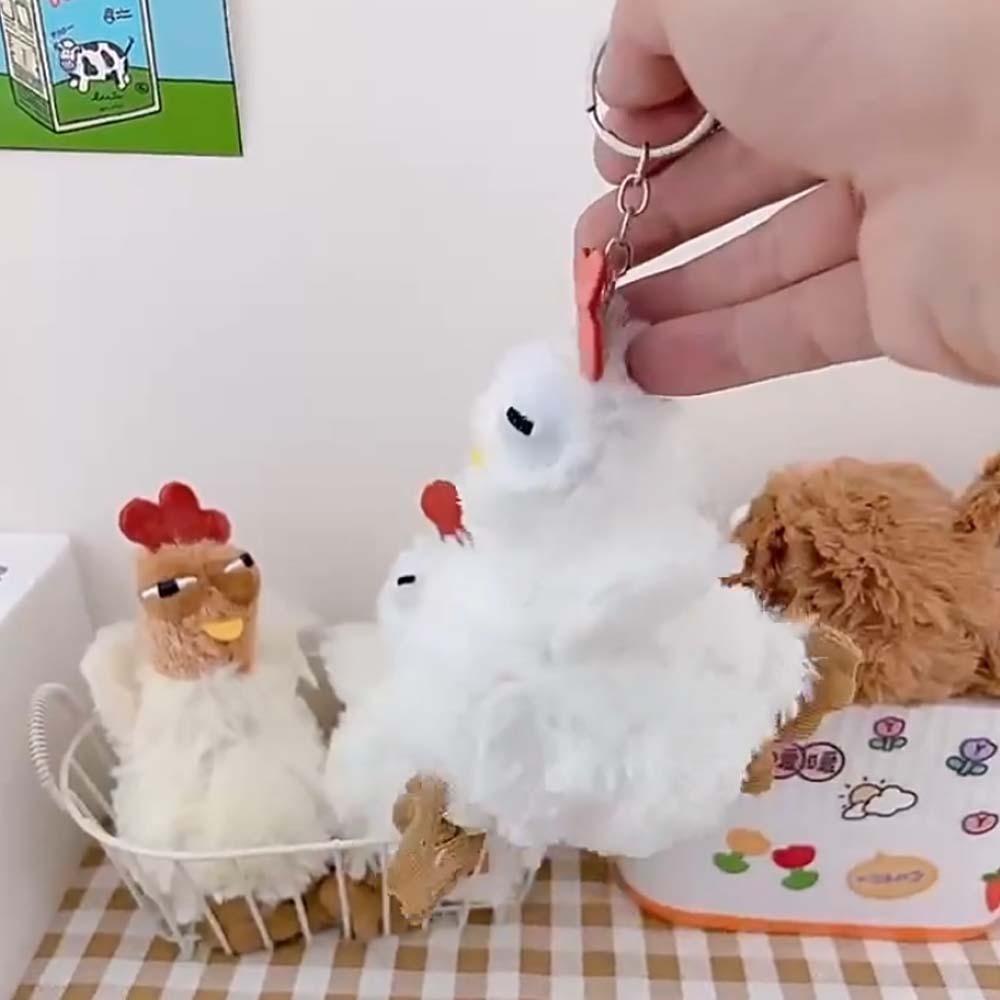 Брелок для ключей в виде резиновой курочки, мультяшное животное, несущее яйца, очаровательный плюшевый брелок для ключей в виде курицы, подарок white-ring
Брелок для ключей в виде резиновой курочки, мультяшное животное, несущее яйца, очаровательный плюшевый брелок для ключей в виде курицы, подарок white-ring