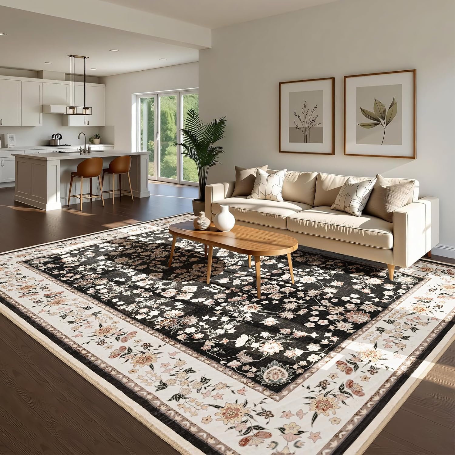 Area Rugs, Washable Rugs for Living Room Vintage Floral Print Bedroom Rug Soft Low Pile Non Slip Carpet for Living Room 122cmx183cm червоний
Area Rugs, Washable Rugs for Living Room Vintage Floral Print Bedroom Rug Soft Low Pile Non Slip Carpet for Living Room 122cmx183cm червоний