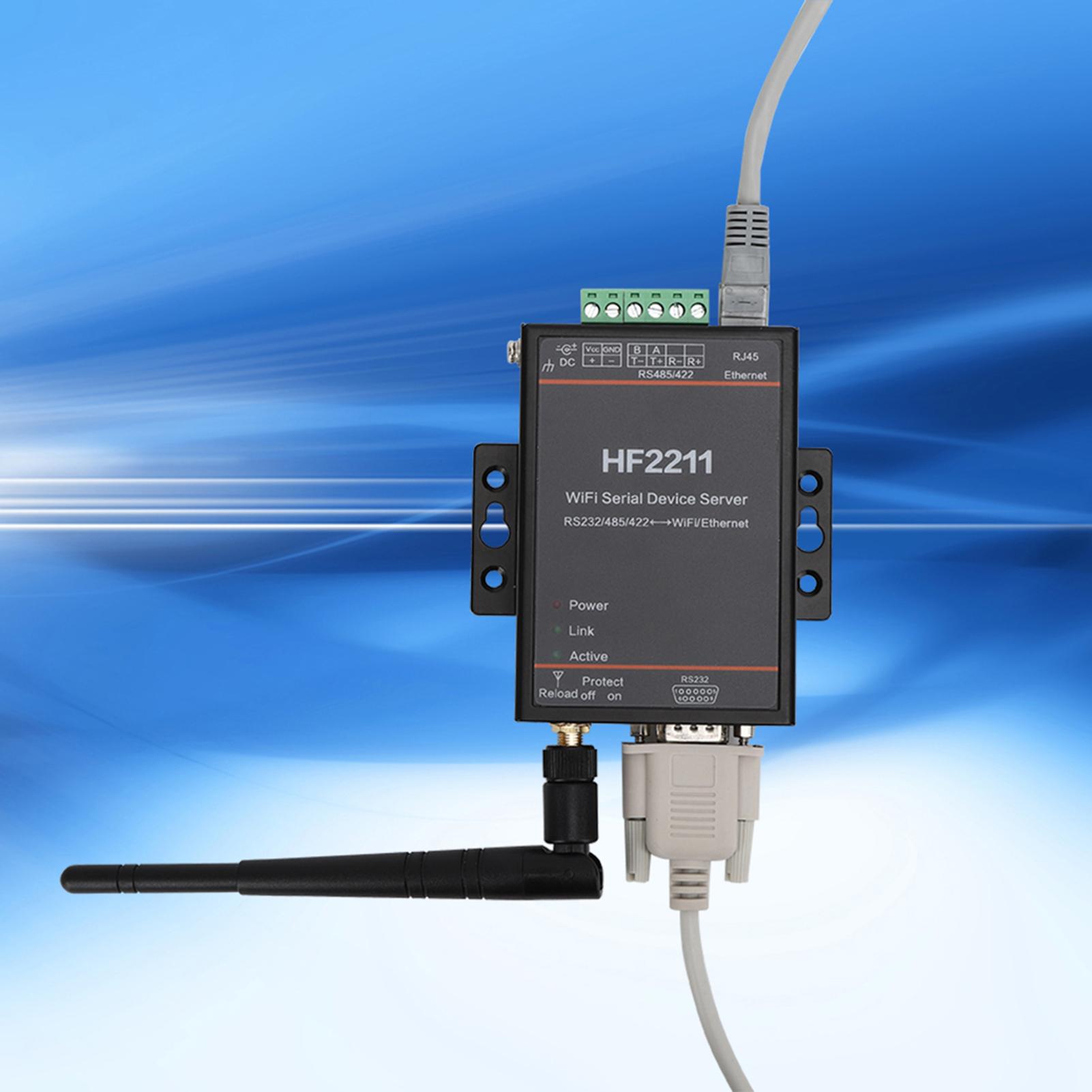 Послідовний сервер HF2211 RS232/485/422 до WIFI & Ethernet DTU Зв язок 5-36VDC різнокольоровий
Послідовний сервер HF2211 RS232/485/422 до WIFI & Ethernet DTU Зв язок 5-36VDC різнокольоровий