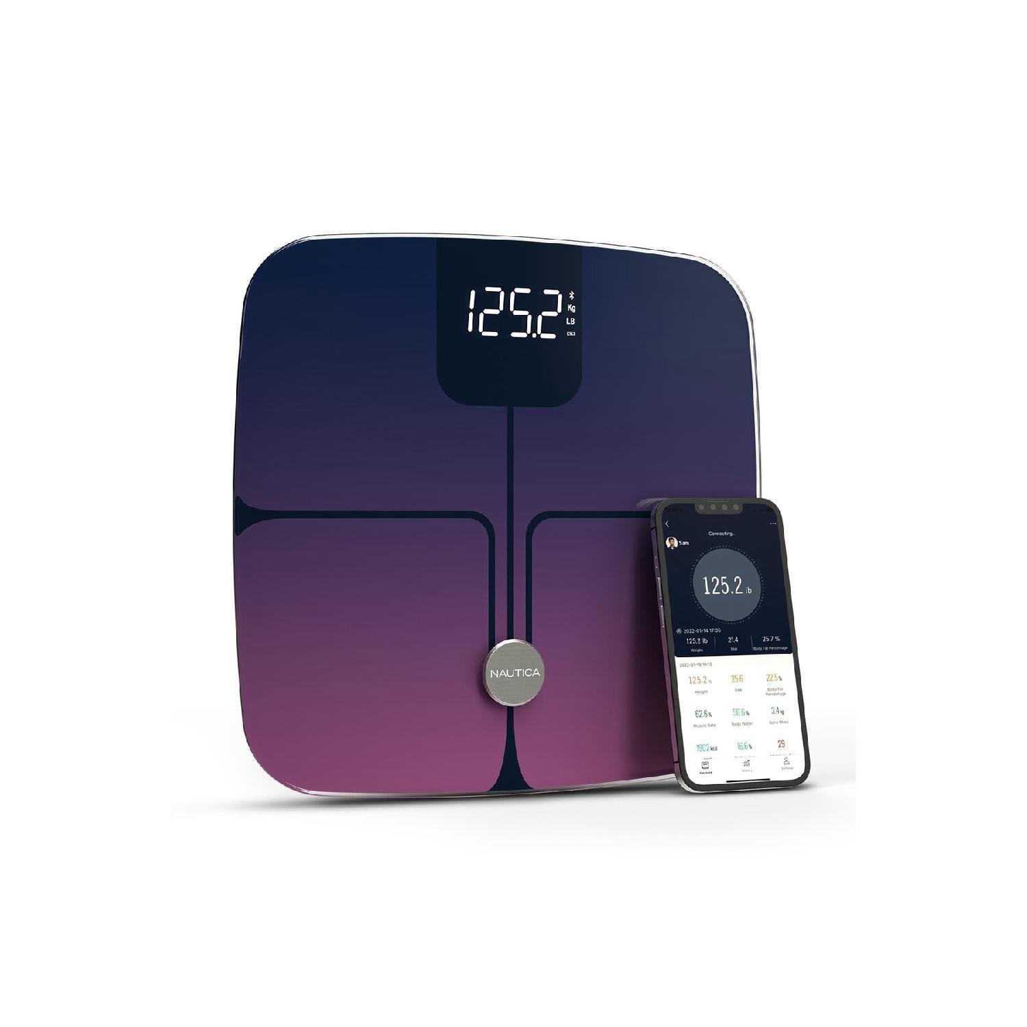 Умные Bluetooth-весы Gradient Collection Plus со шкалой для анализа тела, темно-фиолетовый
Умные Bluetooth-весы Gradient Collection Plus со шкалой для анализа тела, темно-фиолетовый