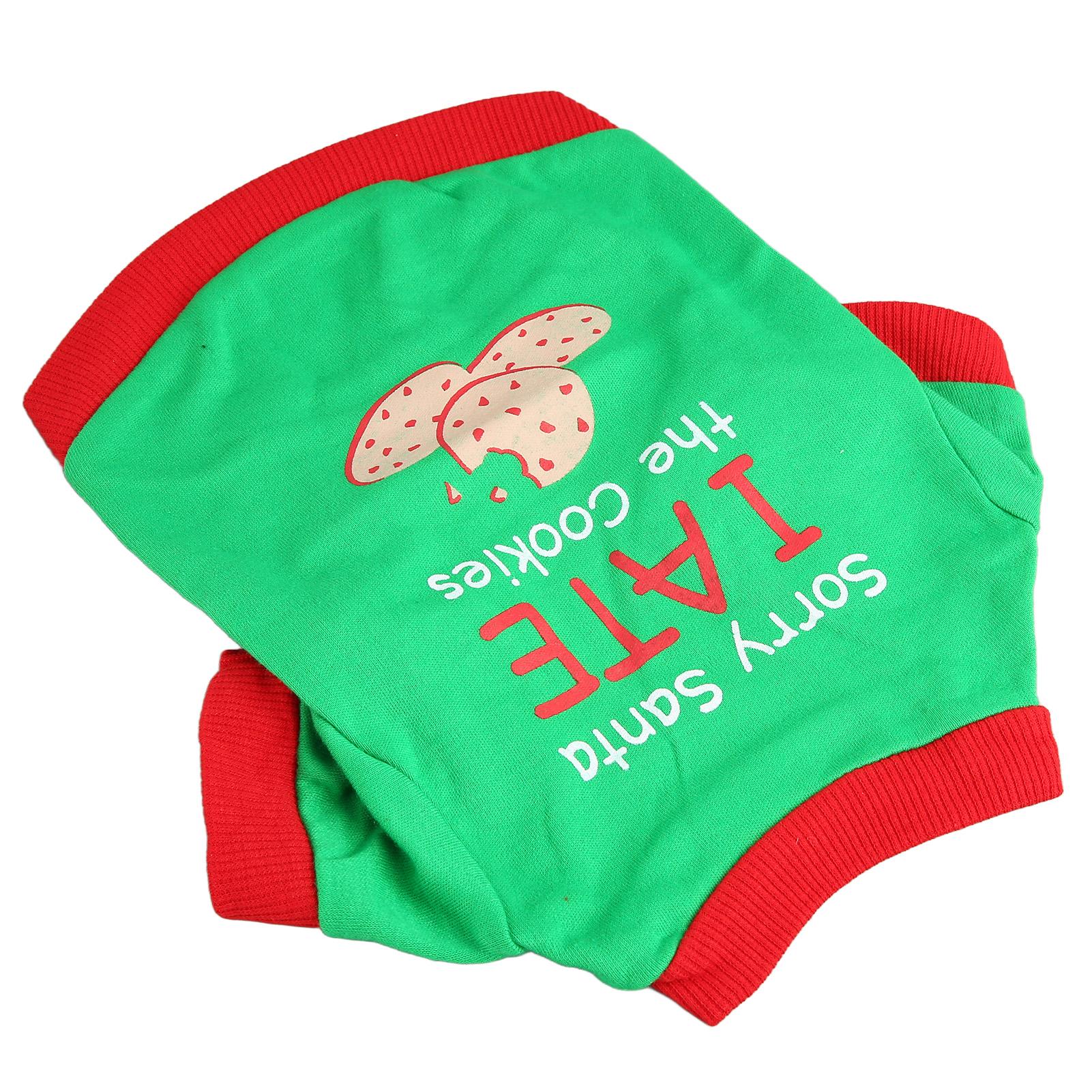 Pet Christmas Shirt 2 Legged Wearable Splicing Design Cute Dog Clothes for Puppy Party Daily Holiday S
Pet Christmas Shirt 2 Legged Wearable Splicing Design Cute Dog Clothes for Puppy Party Daily Holiday S