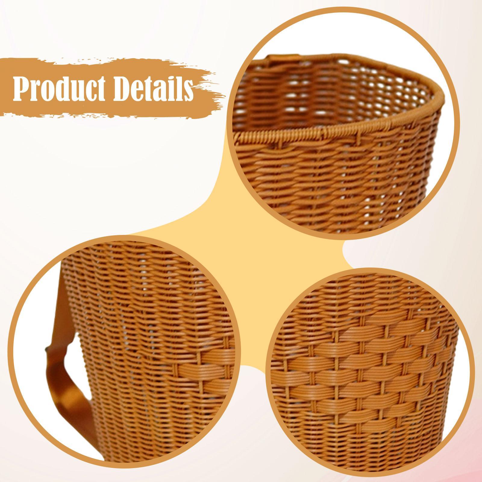 Picnic Basket with Shoulder Straps Compact Lightweight Woven Storage Rucksack Multipurpose for Orchard Harvest Gardening Without Lid
Picnic Basket with Shoulder Straps Compact Lightweight Woven Storage Rucksack Multipurpose for Orchard Harvest Gardening Without Lid