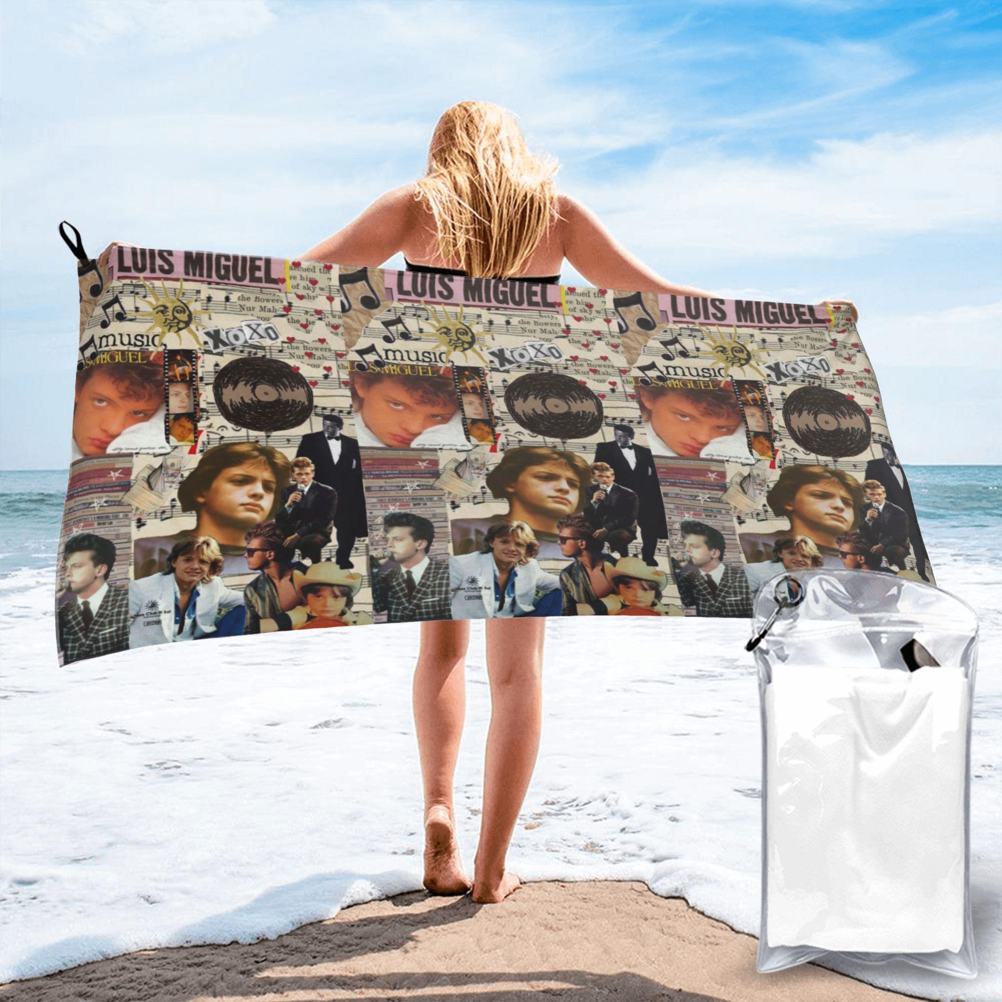Luis Miguel Singer Beach Towel Soft Microfiber Quick Dry Absorbent Quick Towels For Swimming W40*H60(CM)
Luis Miguel Singer Beach Towel Soft Microfiber Quick Dry Absorbent Quick Towels For Swimming W40*H60(CM)