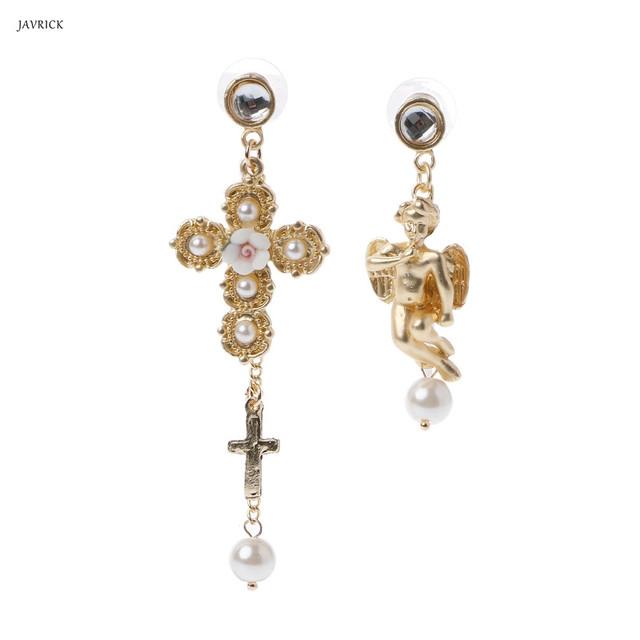 Женские серьги-капли с кружевом в стиле барокко и бантом, херувим и ангел, королевские асимметричные жемчужные украшения
Женские серьги-капли с кружевом в стиле барокко и бантом, херувим и ангел, королевские асимметричные жемчужные украшения