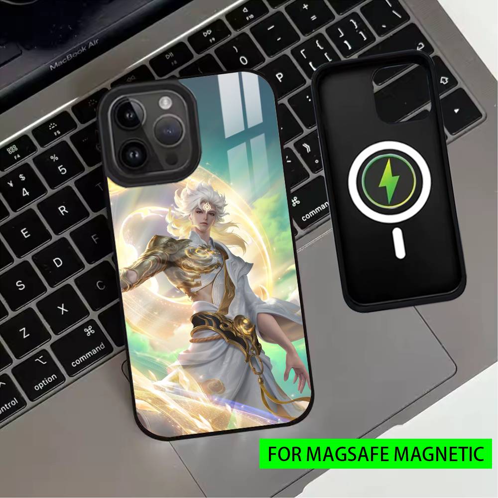 H-Honor of K-Kings Li Bai-es Phone Case For iPhone17,16,15,14,13,12,11 Plus,Pro Magnetic For Magsafe Wireless Charging iPhone17Air
H-Honor of K-Kings Li Bai-es Phone Case For iPhone17,16,15,14,13,12,11 Plus,Pro Magnetic For Magsafe Wireless Charging iPhone17Air