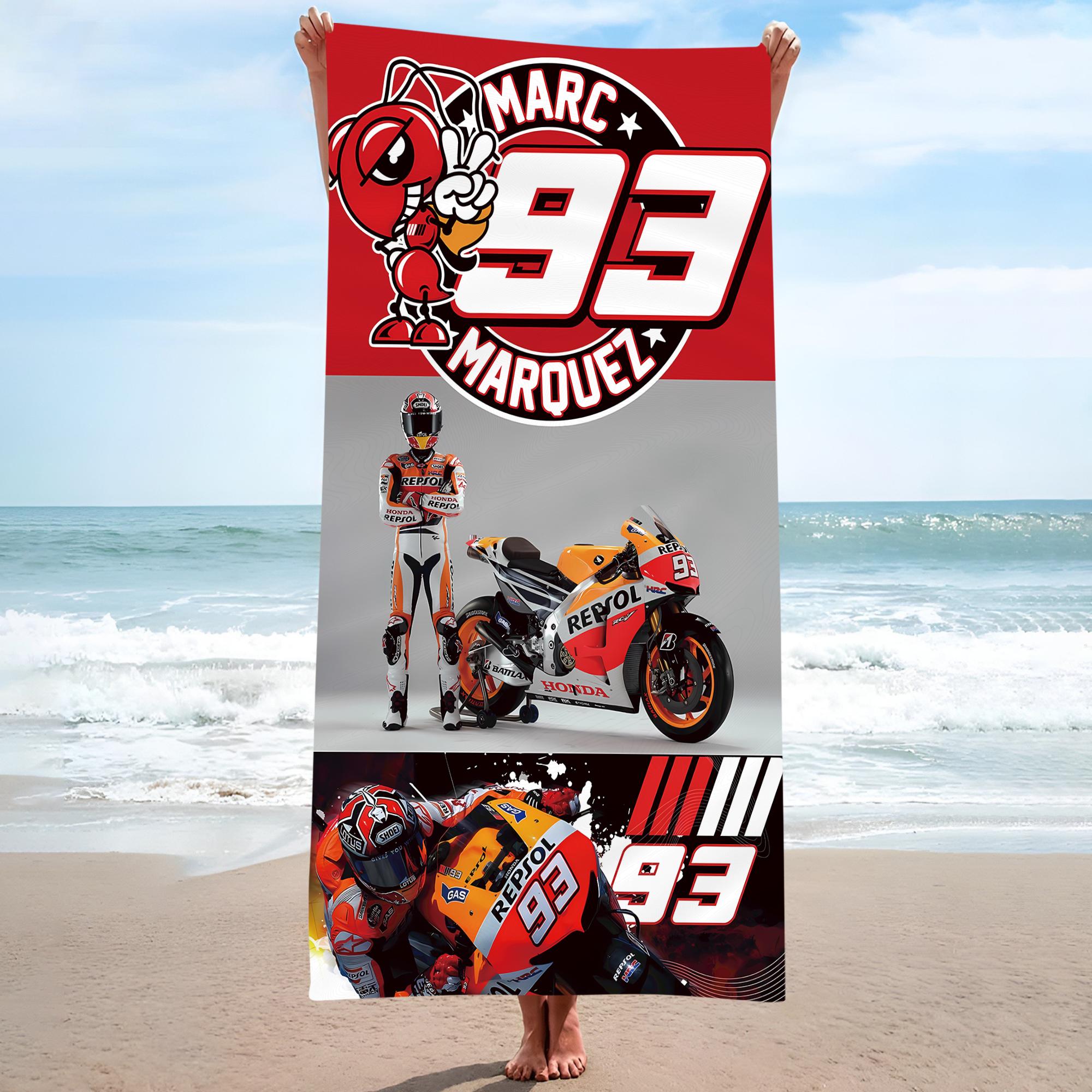 93 M-Marquezs Motorcycle Printed Beach Towel One Piece Anime Bath Towel 75x150cm Bathroom Shower Washcloth Home Decor W40*H60(CM)
93 M-Marquezs Motorcycle Printed Beach Towel One Piece Anime Bath Towel 75x150cm Bathroom Shower Washcloth Home Decor W40*H60(CM)