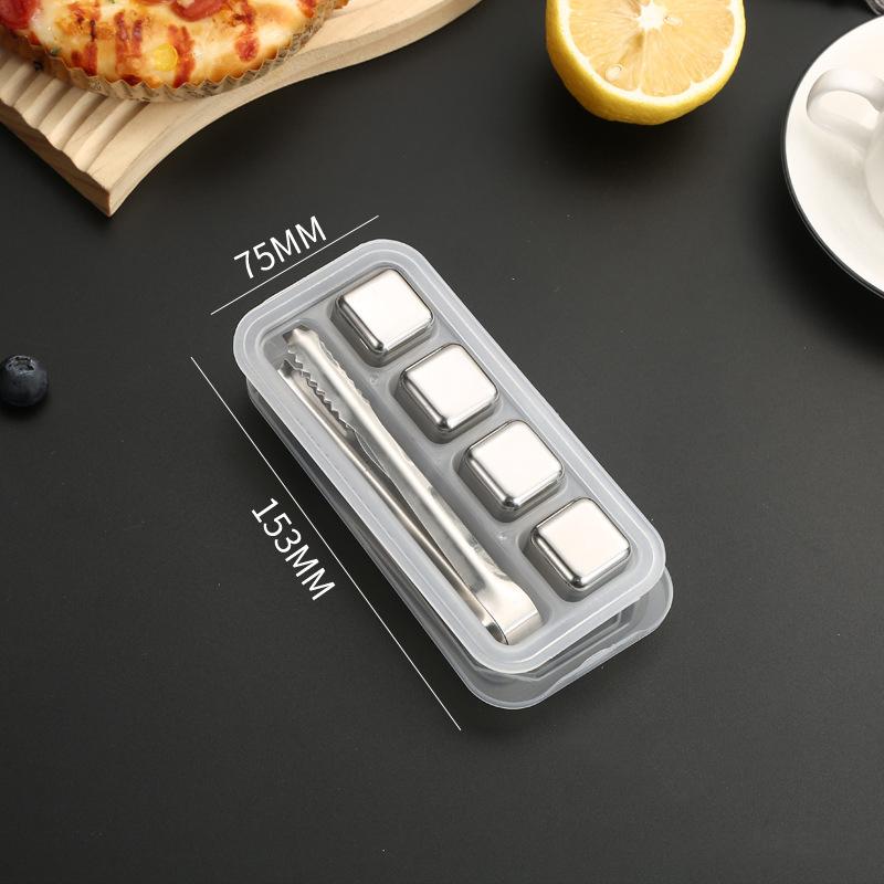 Chilling Rock Reusable Chilling Stones 4/6/8 Pcs Stainless Steel Ice Cubes Set Wine Cooling Cube Party Bar Kitchen Tool
Chilling Rock Reusable Chilling Stones 4/6/8 Pcs Stainless Steel Ice Cubes Set Wine Cooling Cube Party Bar Kitchen Tool