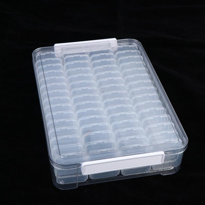 61Pcs Transparent Plastic Storage Boxes For Beads, Jewelry,Rhinestones Painting Embroidery Storage Box-Perfect Gift For Crafters onesize
61Pcs Transparent Plastic Storage Boxes For Beads, Jewelry,Rhinestones Painting Embroidery Storage Box-Perfect Gift For Crafters onesize