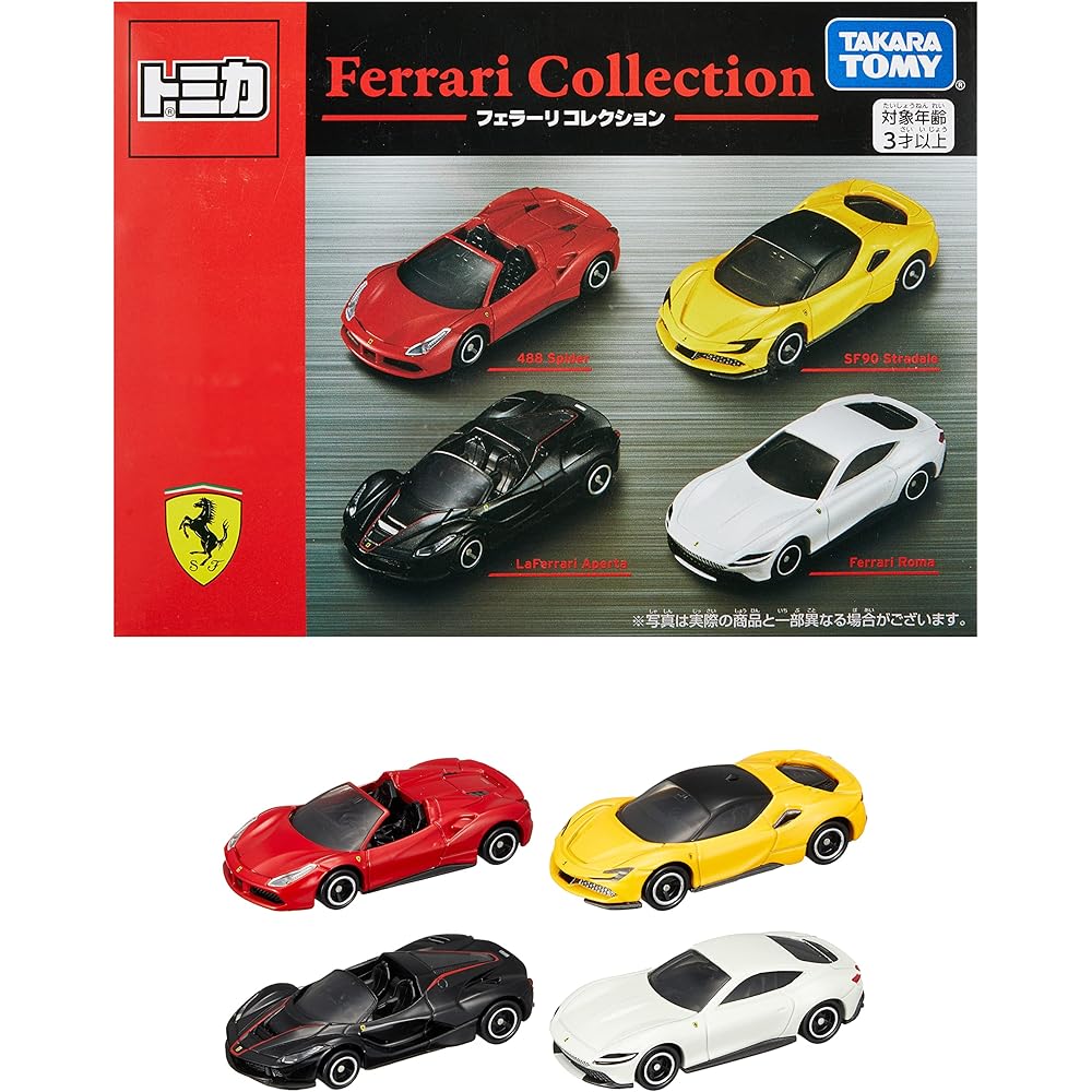 Takara Tomy Tomica Ferrari Collection Diecast Car Toy for Ages 3 and Up Safety Certified ST Mark
Takara Tomy Tomica Ferrari Collection Diecast Car Toy for Ages 3 and Up Safety Certified ST Mark
