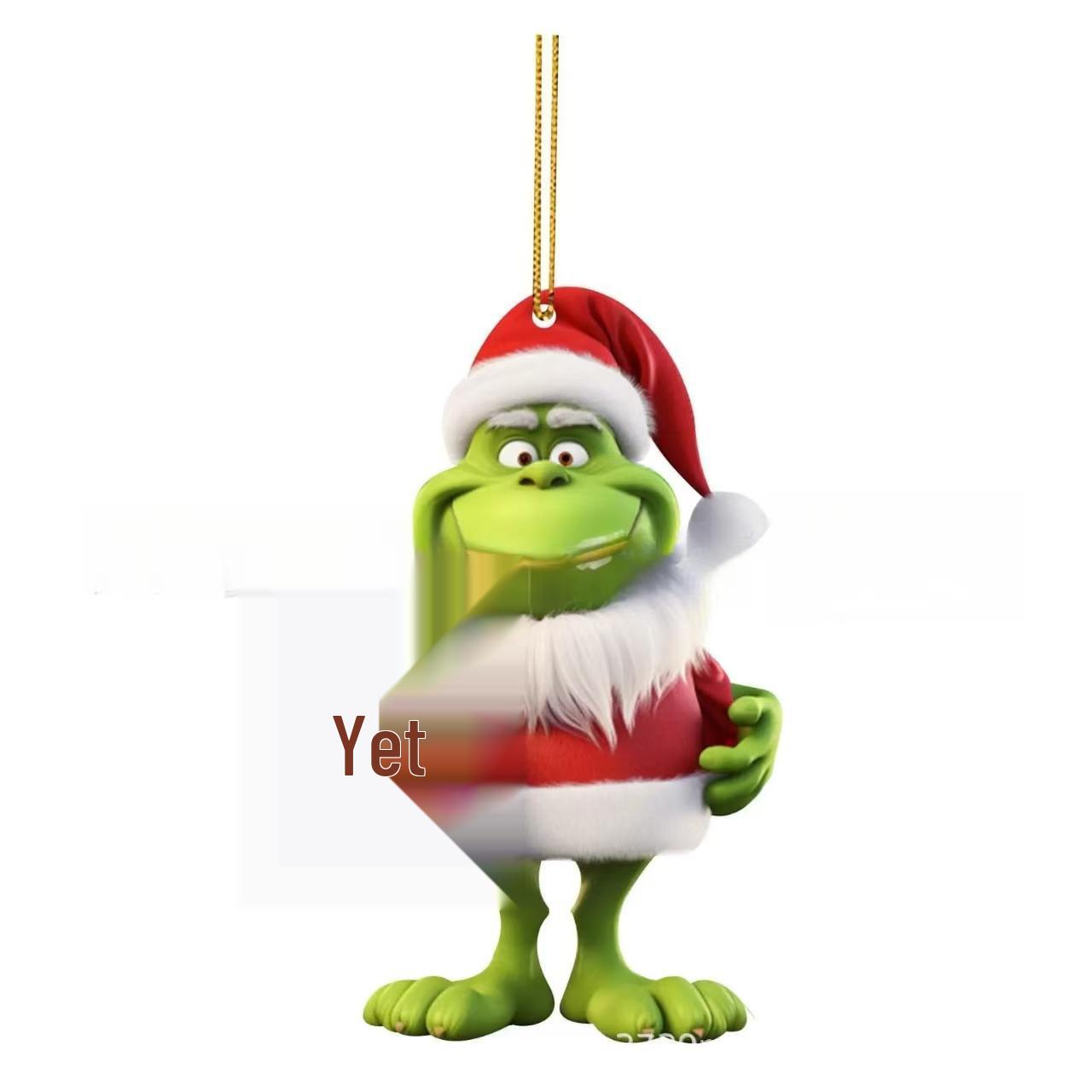 Набір з 4 акрилових прикрас на ялинку серії Грінч - Підвіски на машину
Набір з 4 акрилових прикрас на ялинку серії Грінч - Підвіски на машину