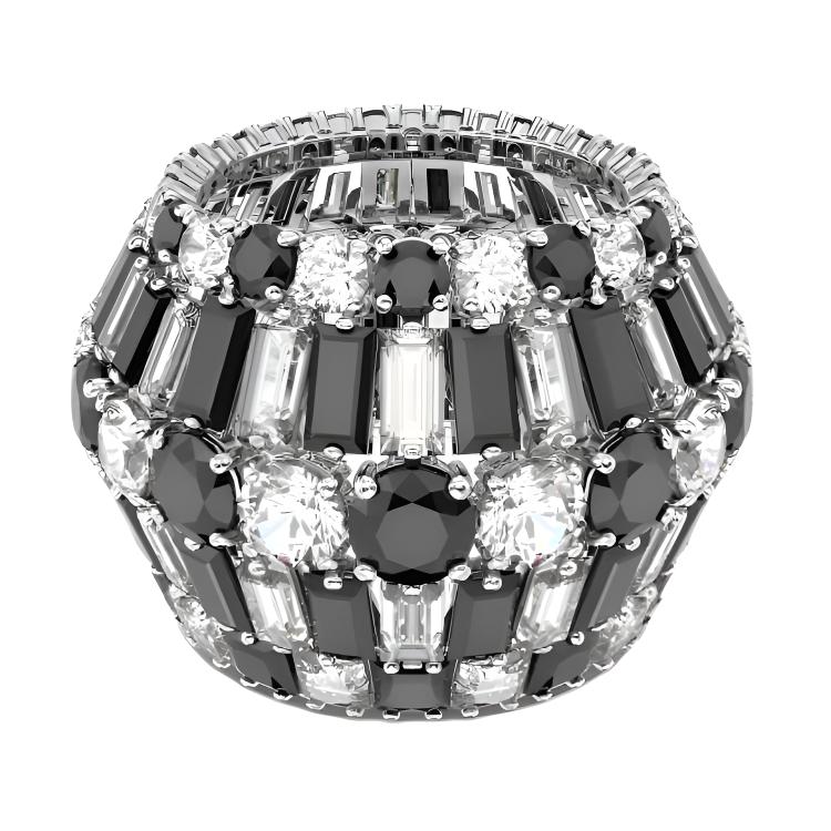Swarovski Hyperbola Mixed Cut Cubic Zirconia Rhodium Plated Waterproof Ring Unisex rings Black 9009656153222 Box
Swarovski Hyperbola Mixed Cut Cubic Zirconia Rhodium Plated Waterproof Ring Unisex rings Black 9009656153222 Box