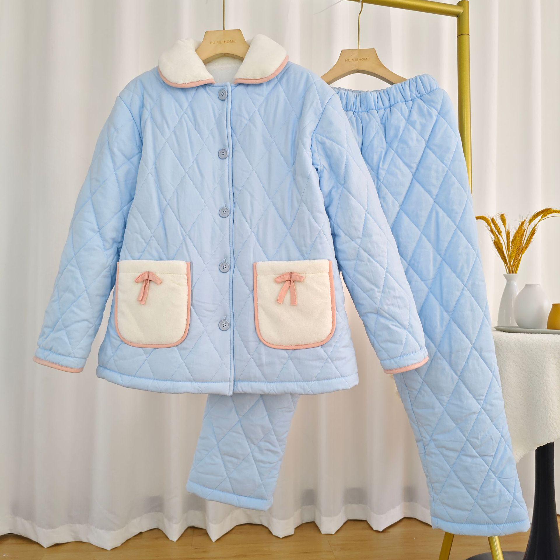 Женский стеганый флисовый 3-слойный хлопковый комплект куртки со стойкой XL (recommended 120-140 jin) небесно-голубой
Женский стеганый флисовый 3-слойный хлопковый комплект куртки со стойкой XL (recommended 120-140 jin) небесно-голубой