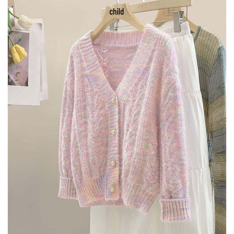 Women s V-Neck Loose Knit Cardigan One Size
Women s V-Neck Loose Knit Cardigan One Size