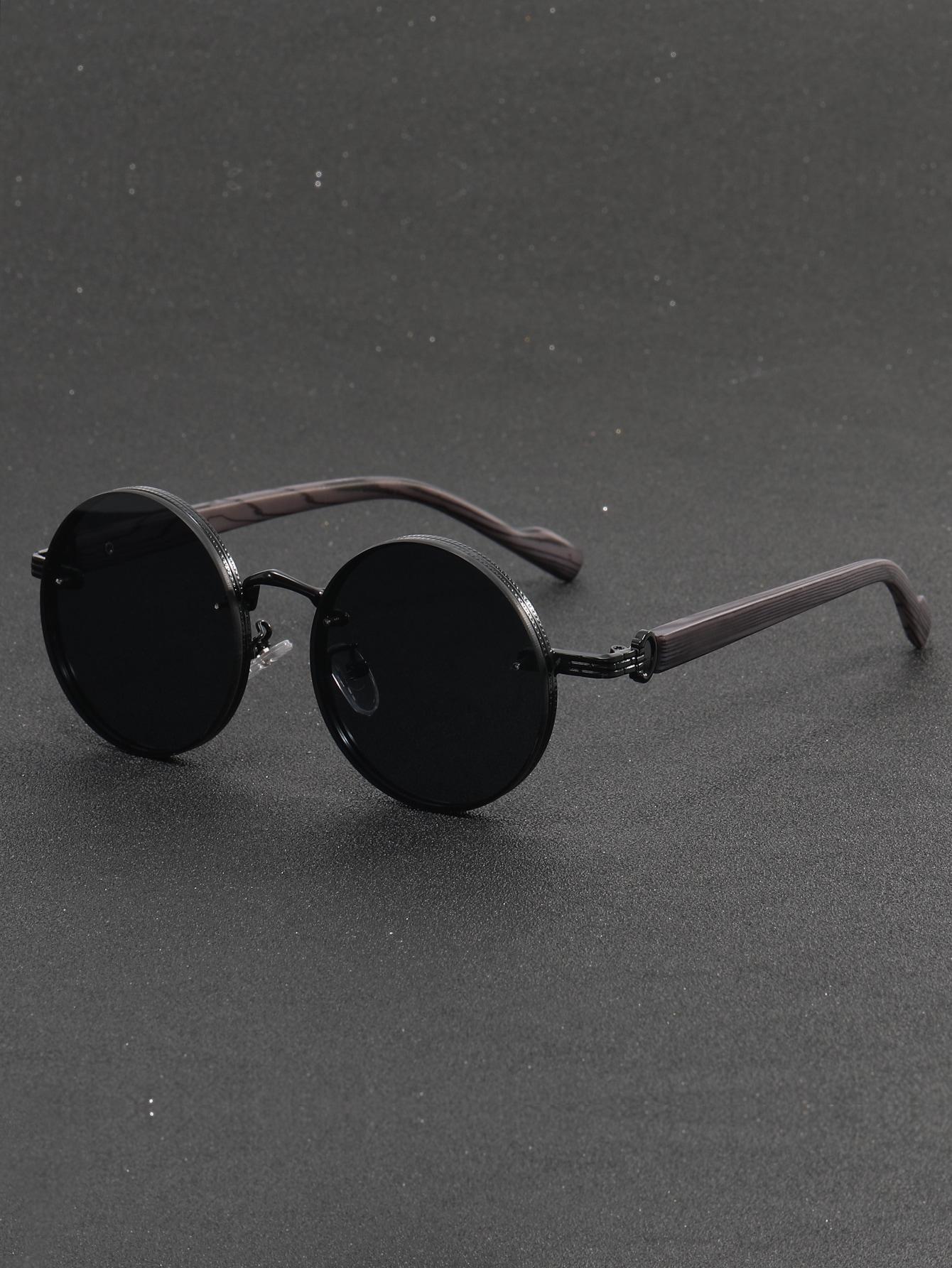 Individuality anti-glare sunglasses American classic metal round frame sunglasses punk metal wooden leg
Individuality anti-glare sunglasses American classic metal round frame sunglasses punk metal wooden leg