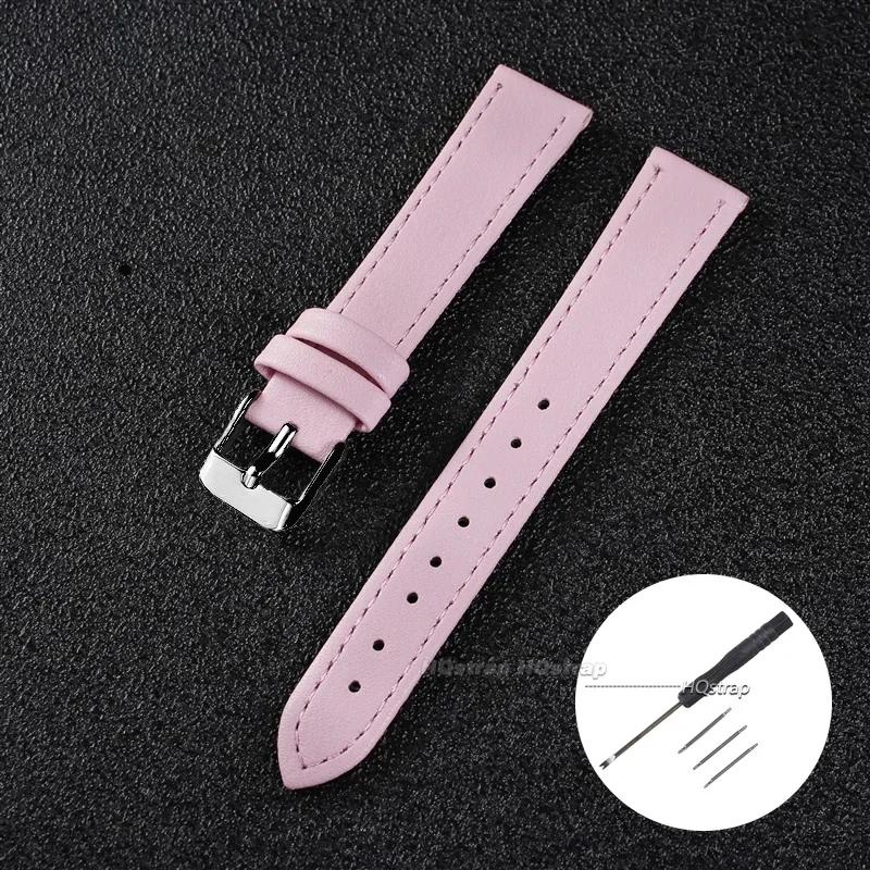 Ultra-thin Leather Watchband Watch Belt Strap Wristwatches Band 10mm 12mm 14mm 16mm 18mm 20mm 22mm Red White Black Bracelet 14mm&silver buckle рожевий
Ultra-thin Leather Watchband Watch Belt Strap Wristwatches Band 10mm 12mm 14mm 16mm 18mm 20mm 22mm Red White Black Bracelet 14mm&silver buckle рожевий