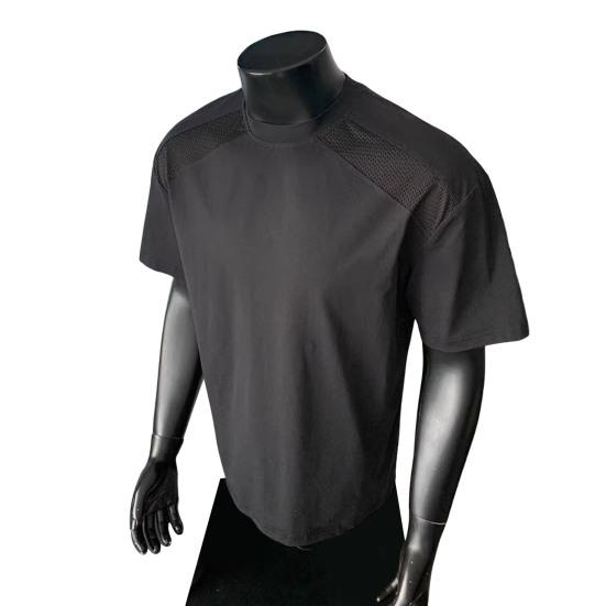 Men Athletic T-Shirt Breathable Quick-Dry Tee with Shoulder Mesh Splicing Loose Fit Crew Neck T-Shirt for Summer Gym Fitness Workout M чёрный
Men Athletic T-Shirt Breathable Quick-Dry Tee with Shoulder Mesh Splicing Loose Fit Crew Neck T-Shirt for Summer Gym Fitness Workout M чёрный