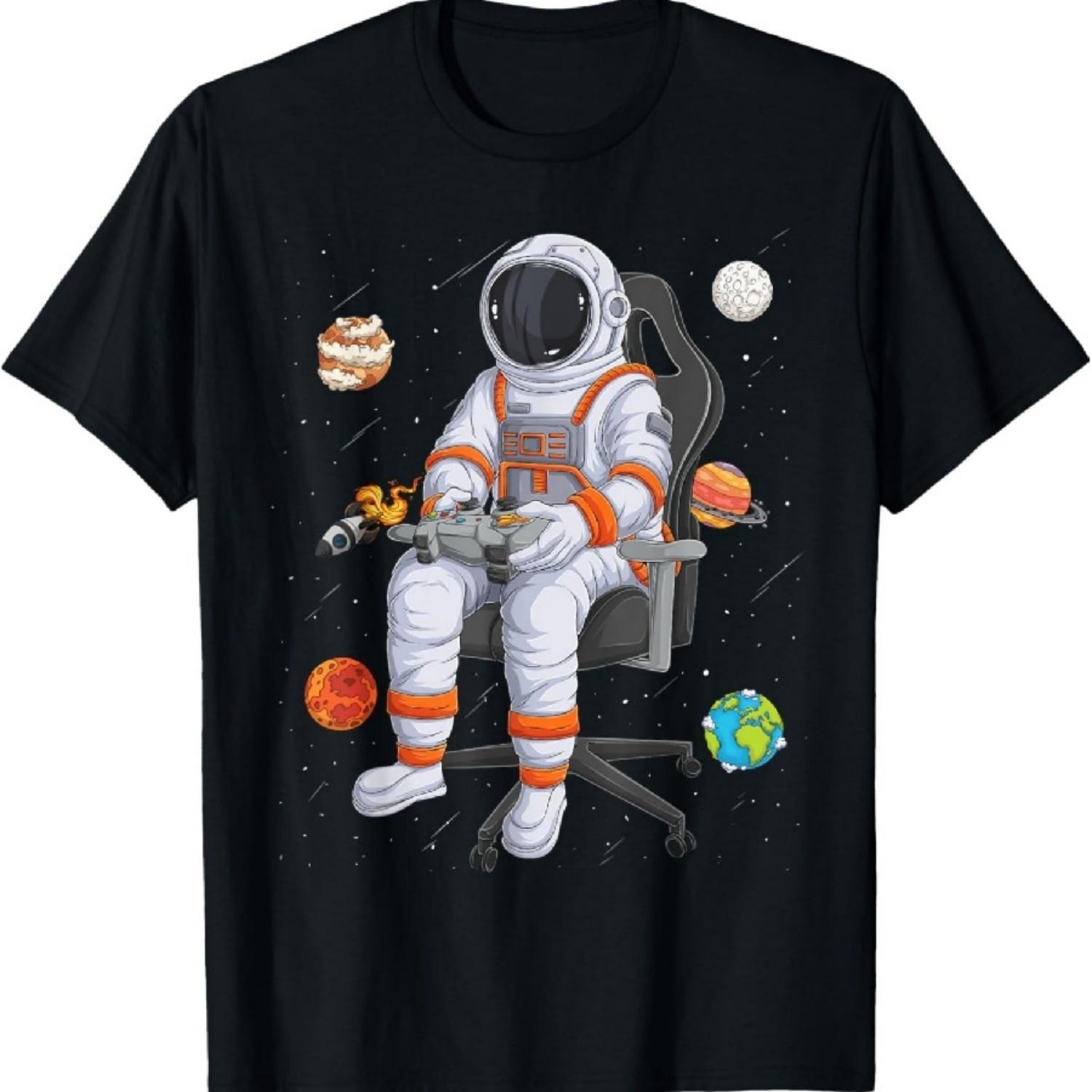 Астронавт Геймер Космос Мужчины Дети Игровая Система Планеты Футболка XXXXXL чёрный
Астронавт Геймер Космос Мужчины Дети Игровая Система Планеты Футболка XXXXXL чёрный