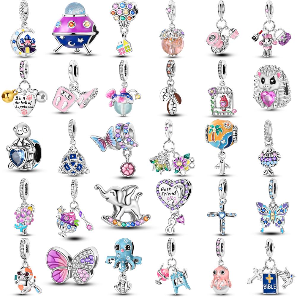 Fit Original Bracelet Silver Plated Charms Pendants For Women Jewelry Making Gift Butterfly UFO Octopus
Fit Original Bracelet Silver Plated Charms Pendants For Women Jewelry Making Gift Butterfly UFO Octopus
