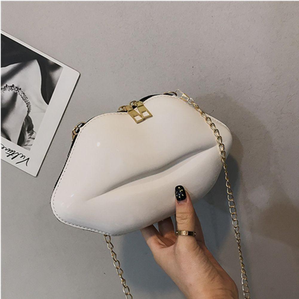 Сумка Сумка для монет Сумки з ПВХ Міні-через плече Месенджер у формі губ Ланцюжок Сумка через плече Сумка для губ білий
Сумка Сумка для монет Сумки з ПВХ Міні-через плече Месенджер у формі губ Ланцюжок Сумка через плече Сумка для губ білий