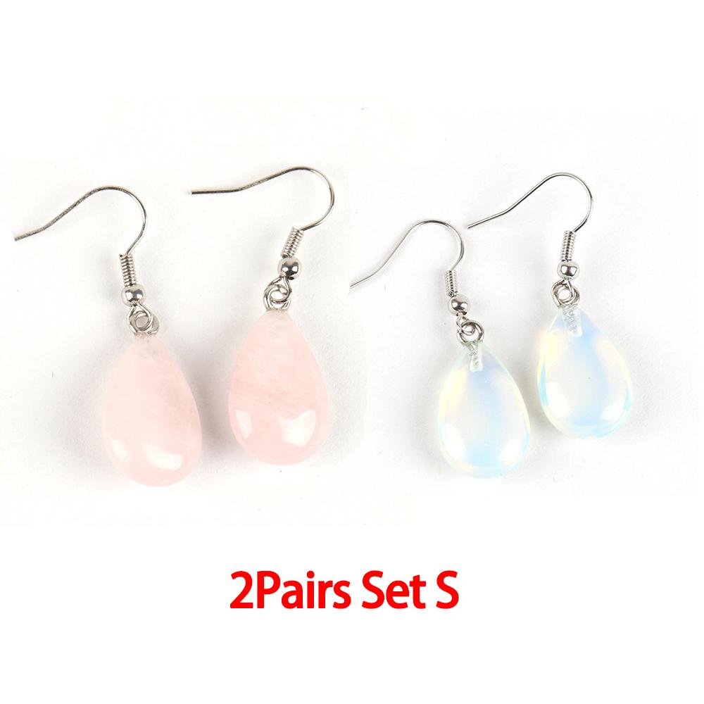 Ювелирные изделия из полированного натурального кристалла, простые плоские серьги в виде капель воды, женские европейские и американские украшения ручной работы Rosequartz+Opal
Ювелирные изделия из полированного натурального кристалла, простые плоские серьги в виде капель воды, женские европейские и американские украшения ручной работы Rosequartz+Opal