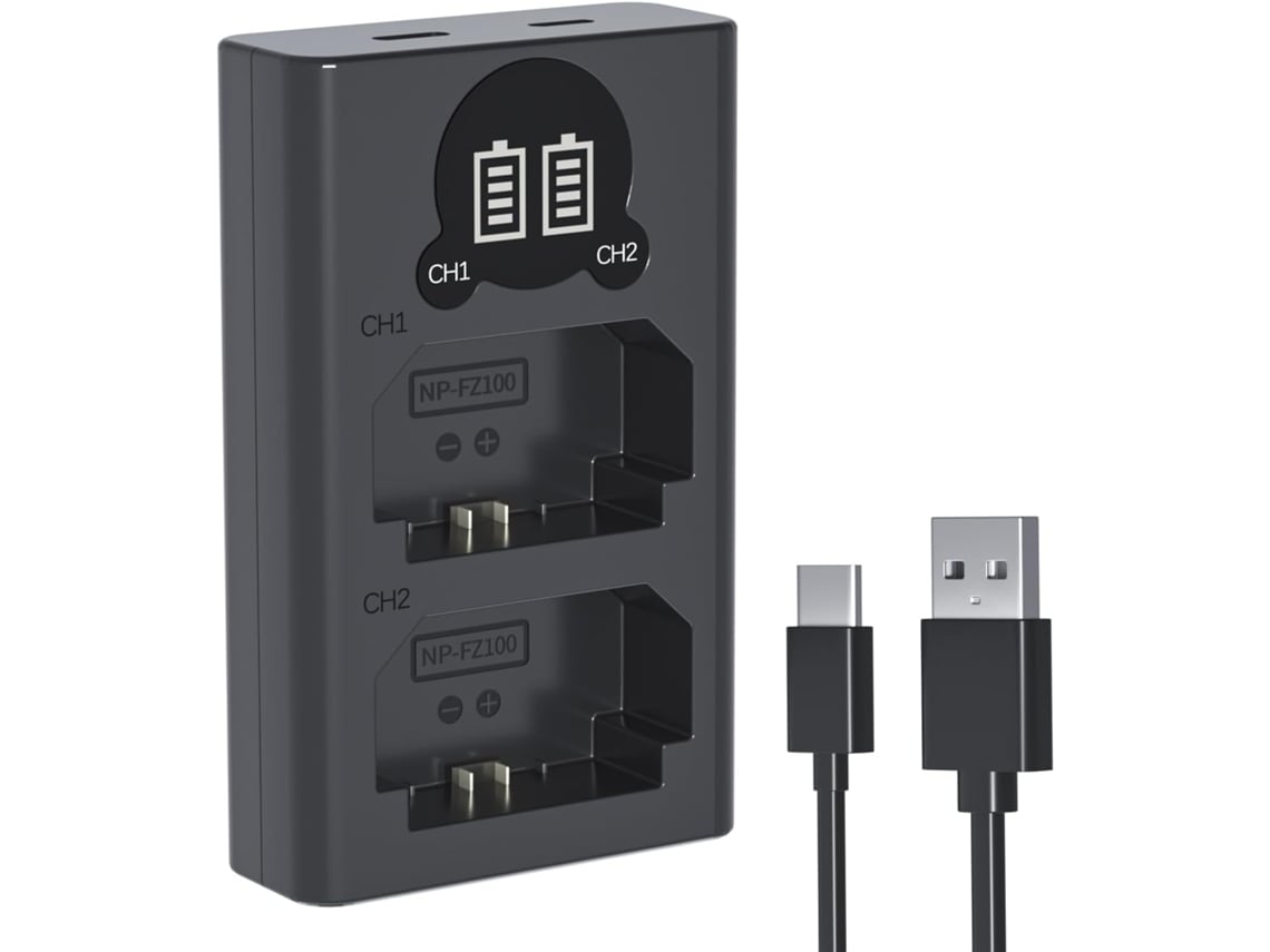 Battery Charger for Sony NP-FZ100 A7c a7m4– Fast Charging
Battery Charger for Sony NP-FZ100 A7c a7m4– Fast Charging