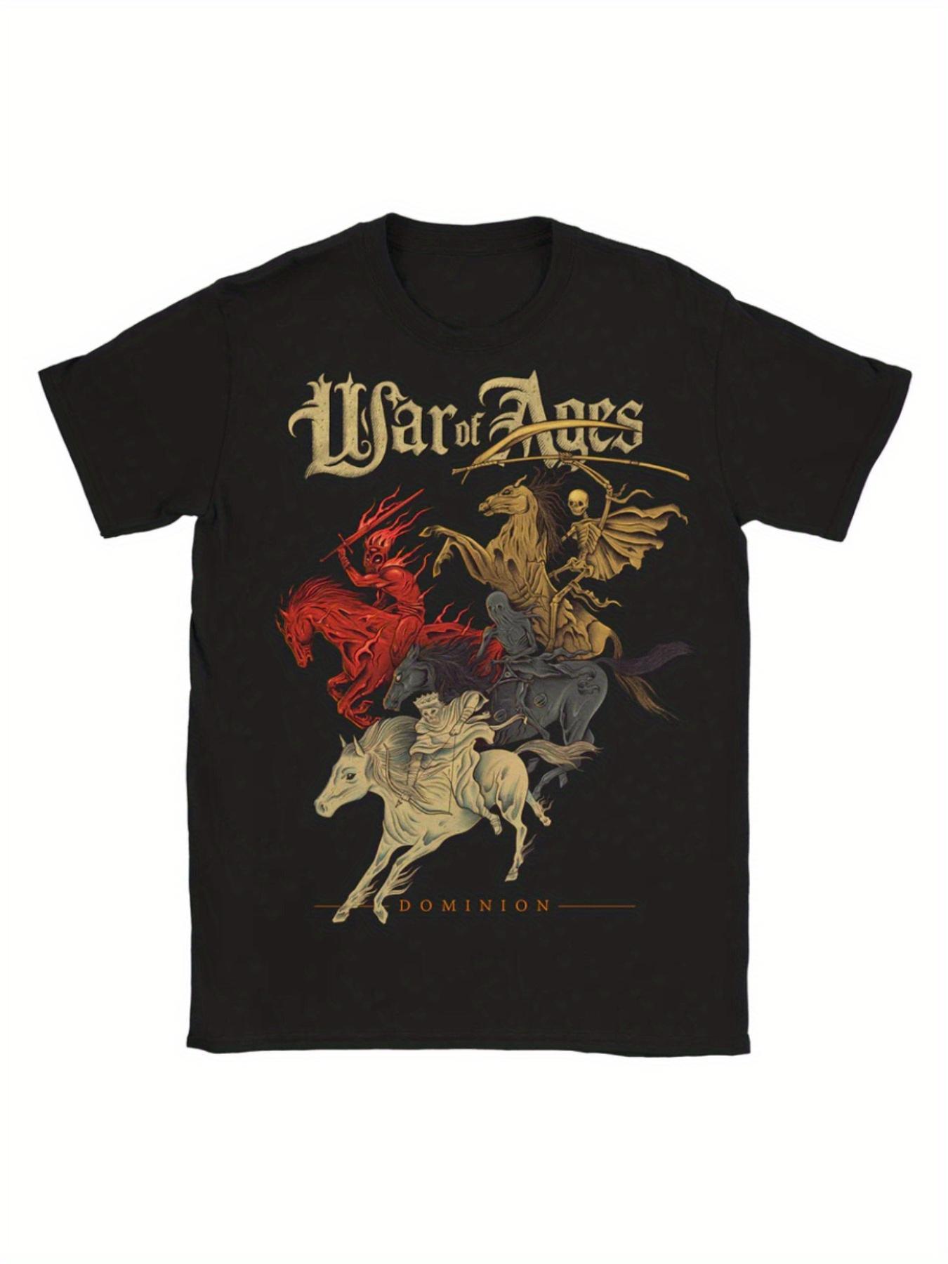 WAR OF AGES DOMINION Christmas T-shirt short sleeve gift 100% cotton T-shirt XXXL
WAR OF AGES DOMINION Christmas T-shirt short sleeve gift 100% cotton T-shirt XXXL