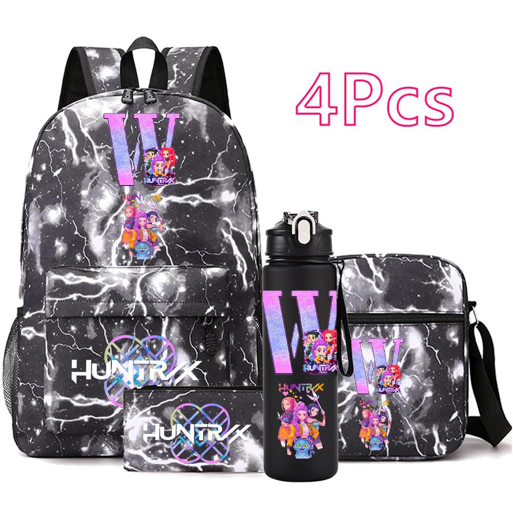 4Pcs/set Cartoon Anime Printed Backpack Large Capacity Bookbag Shoulder Bag Case bag with 750ml Water Bottler Boy Girl SchoolBag
4Pcs/set Cartoon Anime Printed Backpack Large Capacity Bookbag Shoulder Bag Case bag with 750ml Water Bottler Boy Girl SchoolBag