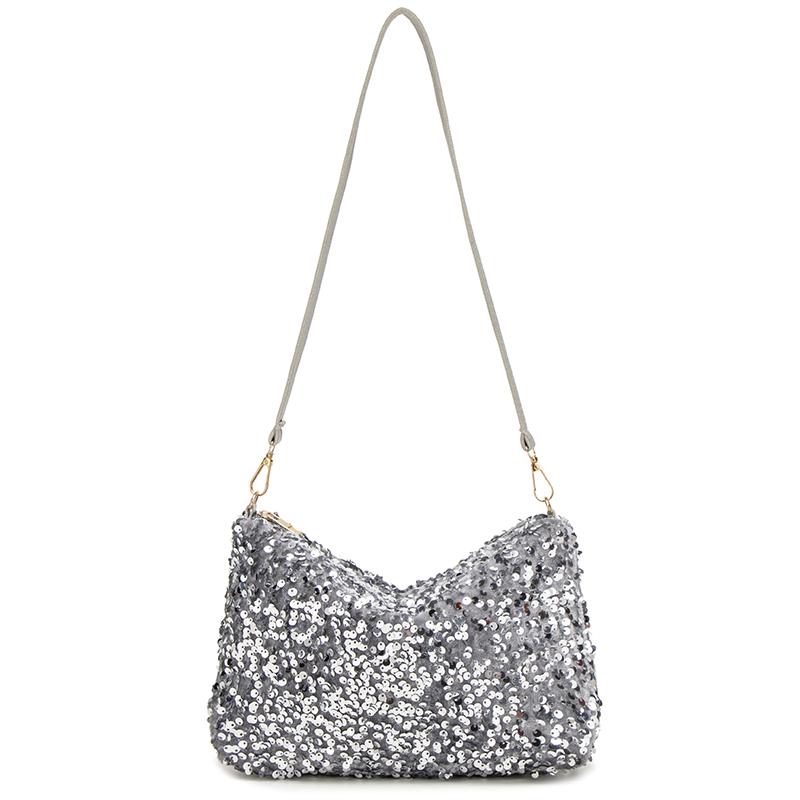 Sequins Crossbody Women Bag Simple INS Solid Color Sequins Shoulder Bag Underarm Bag Phone Purse Evening Clutch Bags Handbag (20cm Max Length 30cm)
Sequins Crossbody Women Bag Simple INS Solid Color Sequins Shoulder Bag Underarm Bag Phone Purse Evening Clutch Bags Handbag (20cm Max Length 30cm)