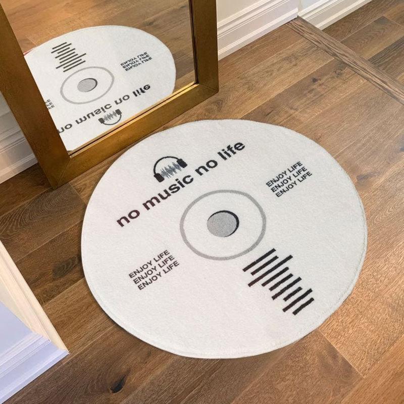 Circular Music Theme Carpet Mat Album Printed Pattern Carpet Home Decoration Living Room Bedroom Anti Slip Floor Carpet 80cm x 80cm
Circular Music Theme Carpet Mat Album Printed Pattern Carpet Home Decoration Living Room Bedroom Anti Slip Floor Carpet 80cm x 80cm