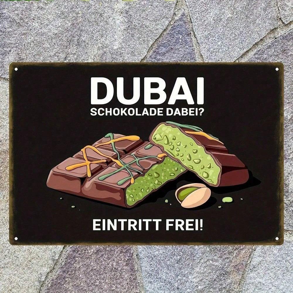 Metal Poster Dubai Chocolate Vintage Retro Wall Art for Kitchen
Metal Poster Dubai Chocolate Vintage Retro Wall Art for Kitchen