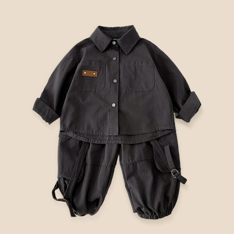 Boy s Clothing Set Autumn Boy s Suit Shirt Coat+Pant Cool 3-8 Year Kid s Two-piece Suit 140cm сірий колір
Boy s Clothing Set Autumn Boy s Suit Shirt Coat+Pant Cool 3-8 Year Kid s Two-piece Suit 140cm сірий колір