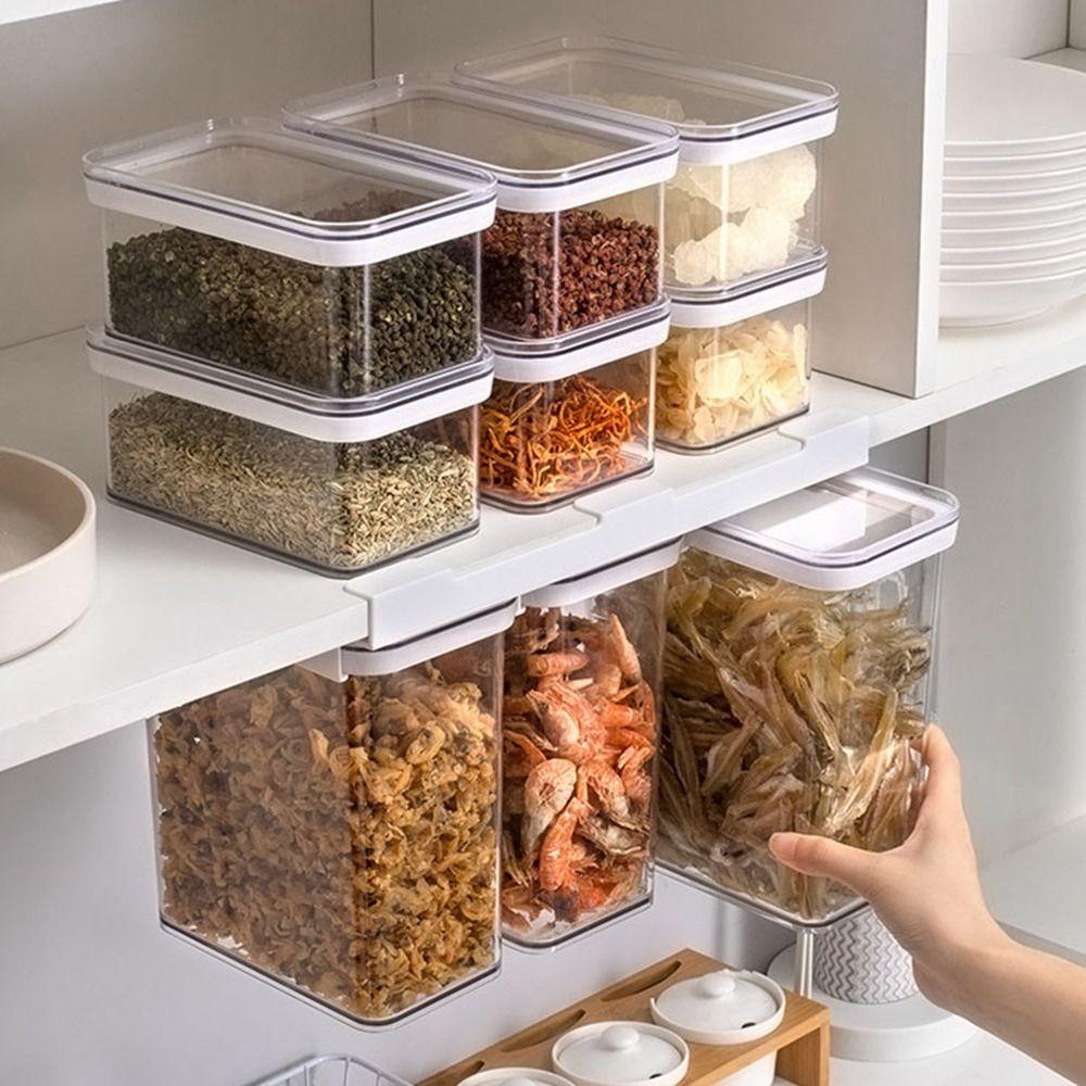 Plastic Hangable Sealed Jar Wall-mounted Food Storage Container Spice Storage Bottles Kitchen
Plastic Hangable Sealed Jar Wall-mounted Food Storage Container Spice Storage Bottles Kitchen
