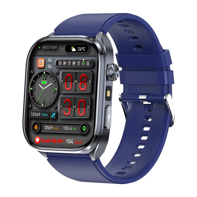 ET572 Men Smart AI Watch ECG Health Monitoring Large Screen LED Flashlight BT Calling Outdoors Sports Fitness Tracker Smartwatch синий
ET572 Men Smart AI Watch ECG Health Monitoring Large Screen LED Flashlight BT Calling Outdoors Sports Fitness Tracker Smartwatch синий