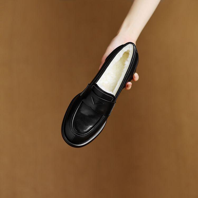 Fashion New Winter Genuine Leather Women Pumps Shoes for Women Fashion Round Toe Loafers Shoes Zaptos Mujer High Heels Warm Wool Shoes 34 чорний
Fashion New Winter Genuine Leather Women Pumps Shoes for Women Fashion Round Toe Loafers Shoes Zaptos Mujer High Heels Warm Wool Shoes 34 чорний