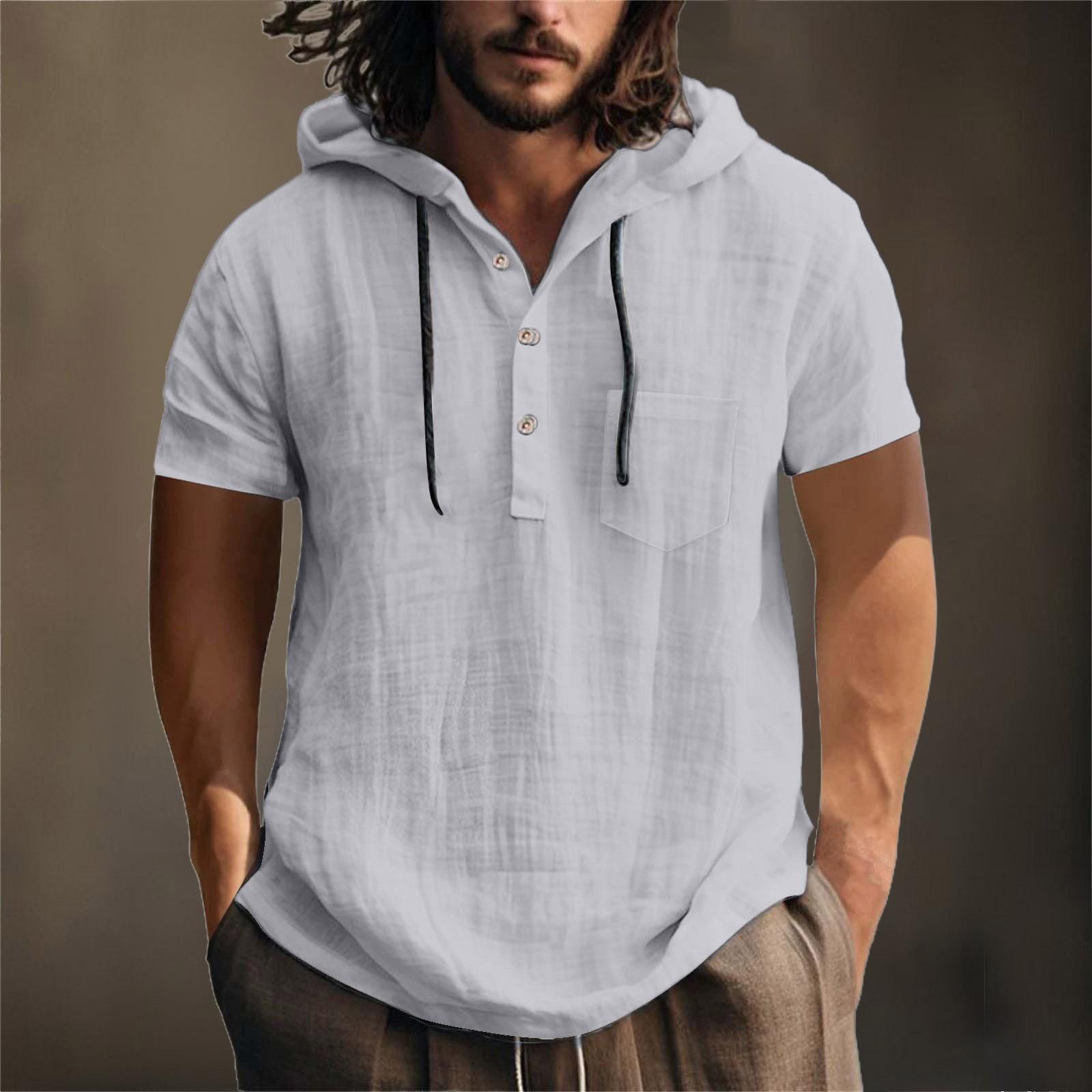 Мужская летняя хлопковая конопляная хлопковая тонкая повседневная однотонная свободная куртка с капюшоном и коротким рукавом XL
Мужская летняя хлопковая конопляная хлопковая тонкая повседневная однотонная свободная куртка с капюшоном и коротким рукавом XL