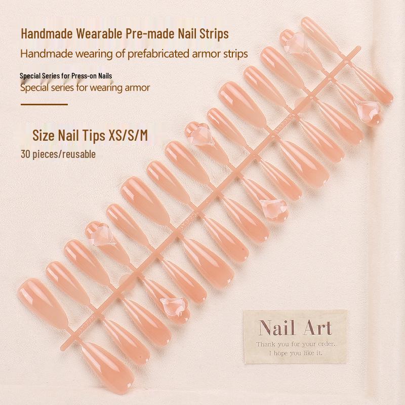 Handmade Love Rhinestone Wearable Nails: High-End Spicy Girl Manicure Strips Glue Version
Handmade Love Rhinestone Wearable Nails: High-End Spicy Girl Manicure Strips Glue Version