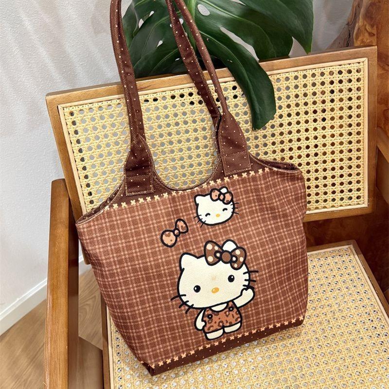 New plaid cartoon cat canvas bag large capacity versatile commuting Shoulder bag kawaii Tote Bags Anime Cat Shoulder Handbags
New plaid cartoon cat canvas bag large capacity versatile commuting Shoulder bag kawaii Tote Bags Anime Cat Shoulder Handbags