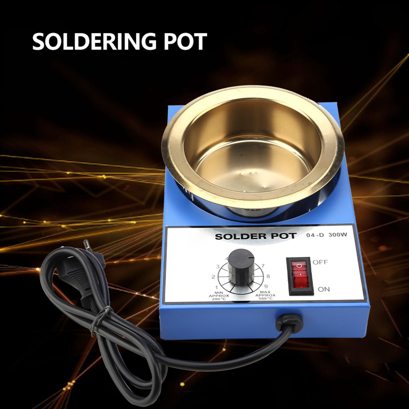 100mm Solder Pot Soldering Pot Desoldering Bath (300W) білий
100mm Solder Pot Soldering Pot Desoldering Bath (300W) білий