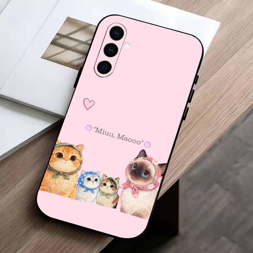 D-Cute cat Phone Case For Samsung Galaxy A73,A72,A71,A70,A53,A52,A51,Others Soft Black Cover Samsung a22 4g
D-Cute cat Phone Case For Samsung Galaxy A73,A72,A71,A70,A53,A52,A51,Others Soft Black Cover Samsung a22 4g