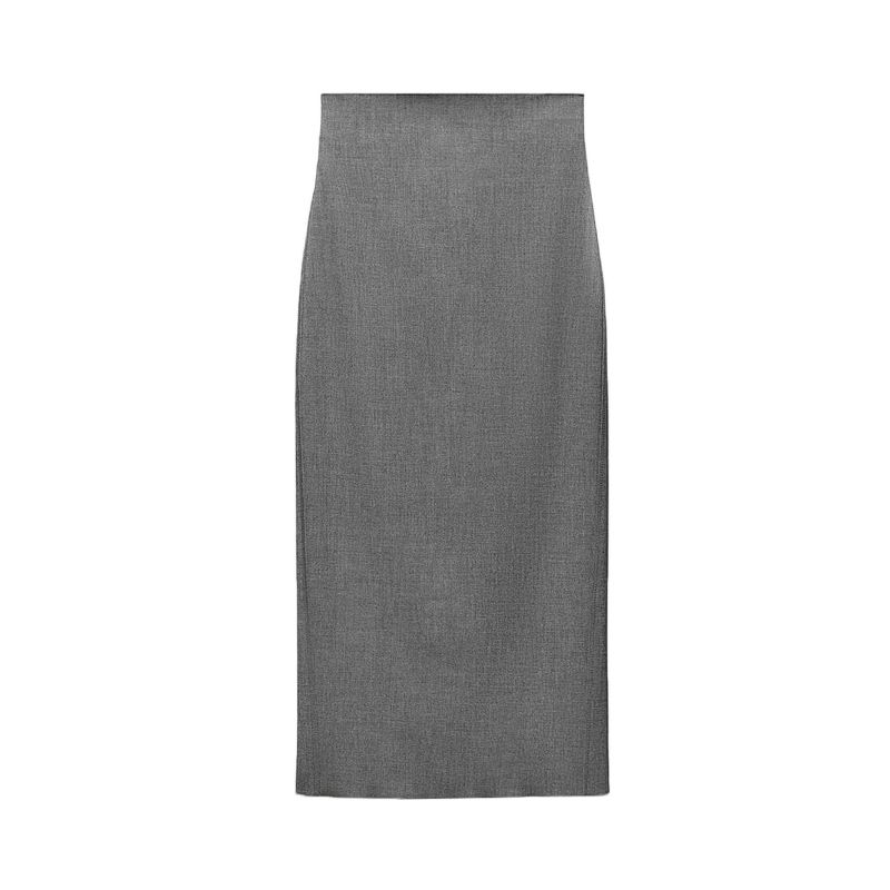 Spring New Women Commuter Casual High Waist Skirt Back Slit Gray Straight Midi Dress 8467583 Gray L
Spring New Women Commuter Casual High Waist Skirt Back Slit Gray Straight Midi Dress 8467583 Gray L