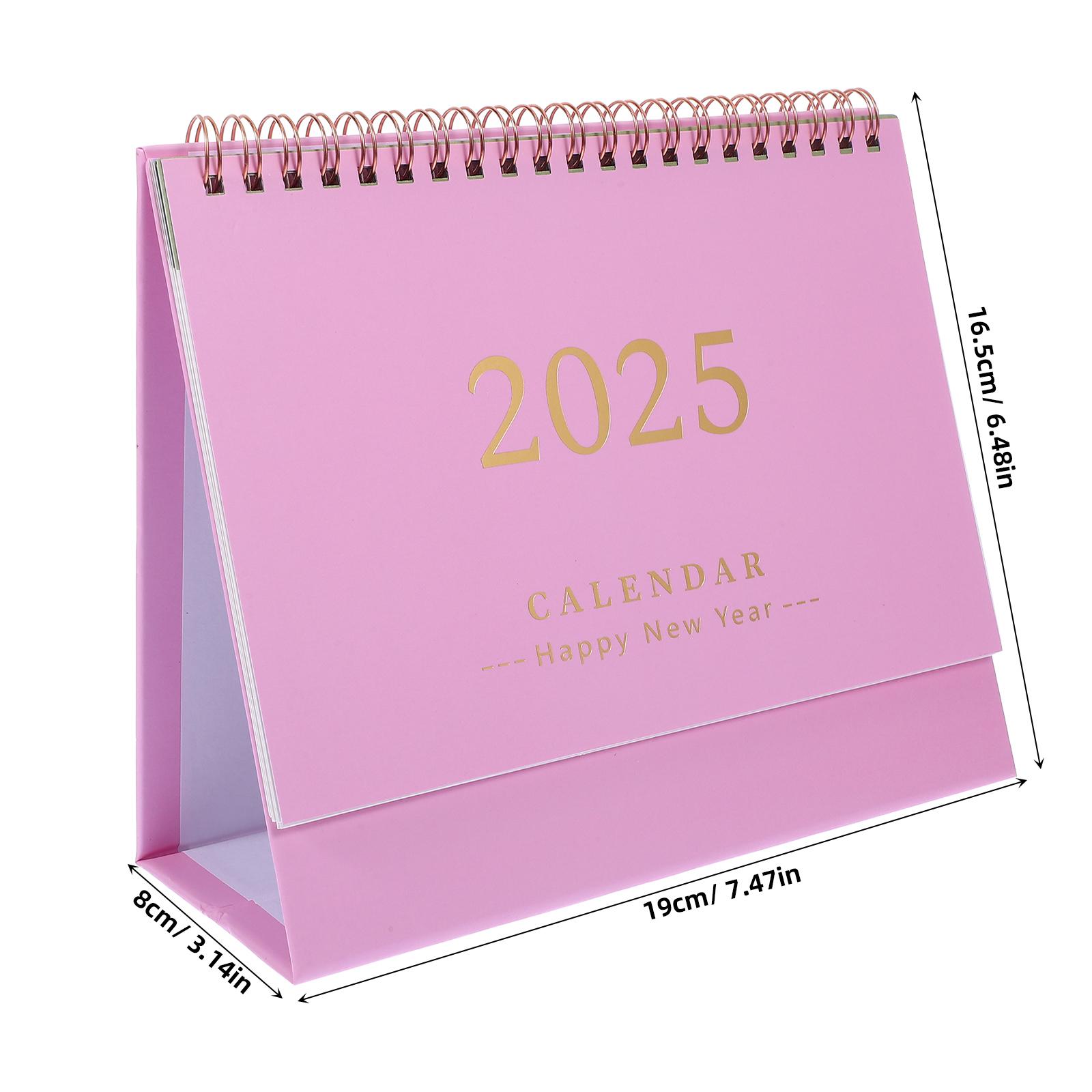 2025 Mini Desk Calendar Small Tabletop Daily Schedule Planner with Dual-Wire Binding for Home Office School Business Use Stand
2025 Mini Desk Calendar Small Tabletop Daily Schedule Planner with Dual-Wire Binding for Home Office School Business Use Stand