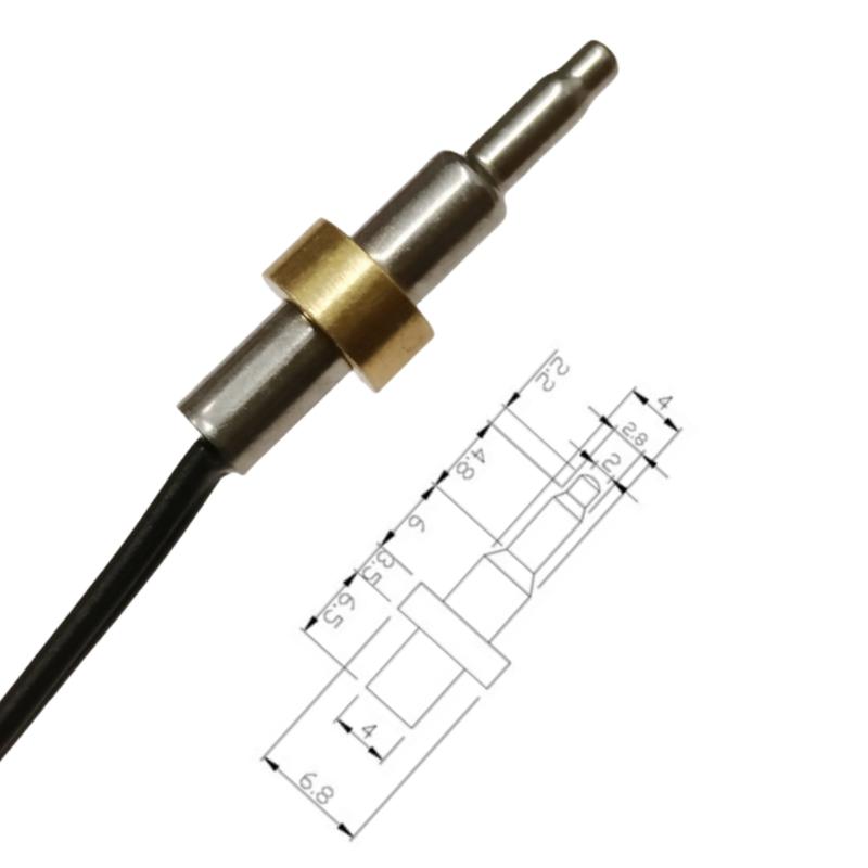 Bullet head NTC thermistor temperature sensor 10K waterproof probe with copper ring B value 3950 50CM 1M NTC-10K-50CM
Bullet head NTC thermistor temperature sensor 10K waterproof probe with copper ring B value 3950 50CM 1M NTC-10K-50CM