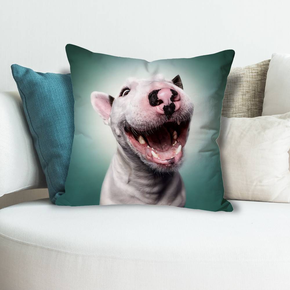BBull TTerrier Dog Funny Pillow Cases for Bedroom Living Room Sofa Home Decor Polyester Cushion Cover with Zipper 30x30 cm
BBull TTerrier Dog Funny Pillow Cases for Bedroom Living Room Sofa Home Decor Polyester Cushion Cover with Zipper 30x30 cm