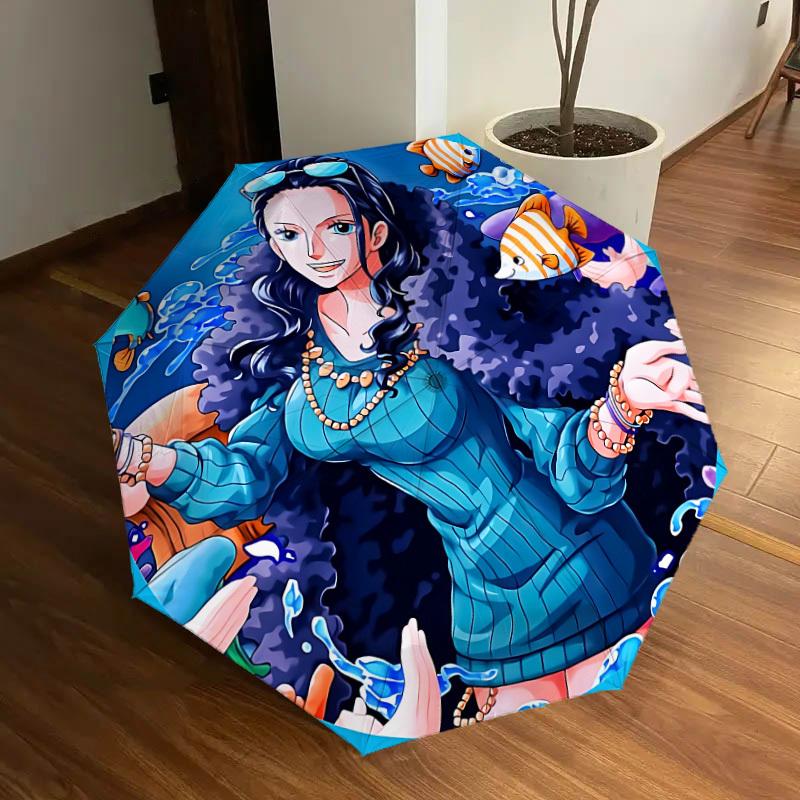 1pc One Piece, Nico Robin Automatic Cute Umbrella | Portable Foldable 8-Rib Manual Open, Cute Halloween & Christmas Gift for Outdoor, Casual Accessory
1pc One Piece, Nico Robin Automatic Cute Umbrella | Portable Foldable 8-Rib Manual Open, Cute Halloween & Christmas Gift for Outdoor, Casual Accessory