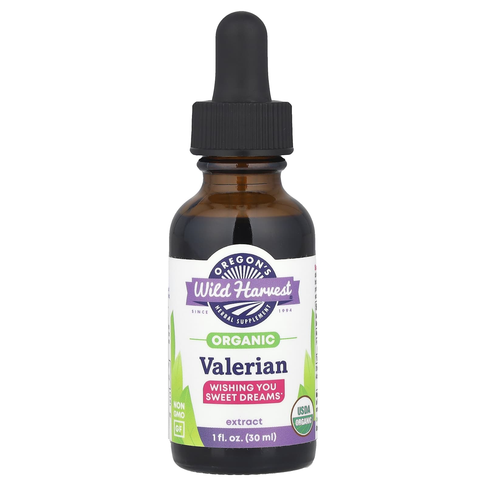 Oregon S Wild Harvest, Organic Valerian Extract, 30 mL (1 Fl Oz) (1,000 Mg Per Serving)
Oregon S Wild Harvest, Organic Valerian Extract, 30 mL (1 Fl Oz) (1,000 Mg Per Serving)
