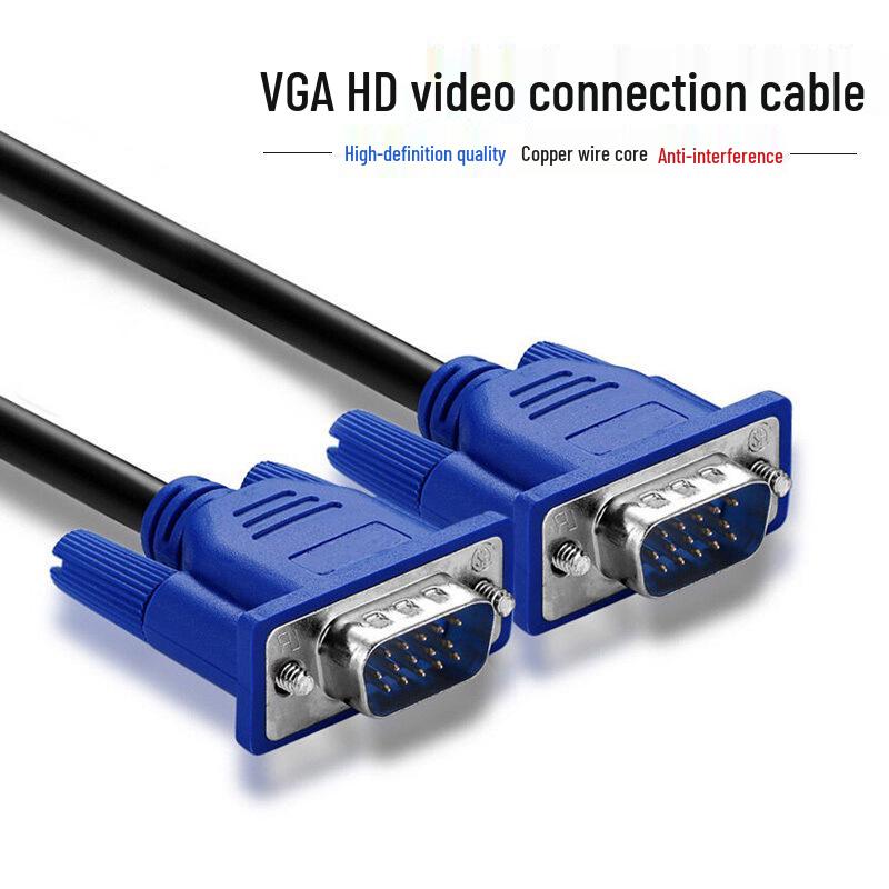 Кабель VGA 1,5/3/5 м 3+5 для подключения монитора, телевизора, проектора, компьютера 1.5 meters
Кабель VGA 1,5/3/5 м 3+5 для подключения монитора, телевизора, проектора, компьютера 1.5 meters