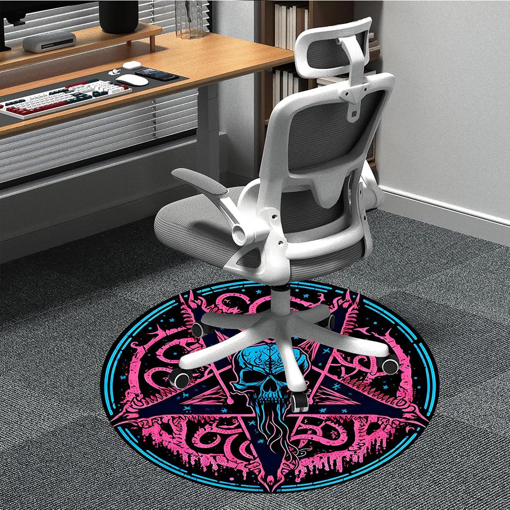 1pc Skull Pentagram Chair Carpet for Office, Soft Flannel Throw Mat, Perfect for Office,Holiday Party Decoration Choice yy251113054 80cm by 80cm
1pc Skull Pentagram Chair Carpet for Office, Soft Flannel Throw Mat, Perfect for Office,Holiday Party Decoration Choice yy251113054 80cm by 80cm