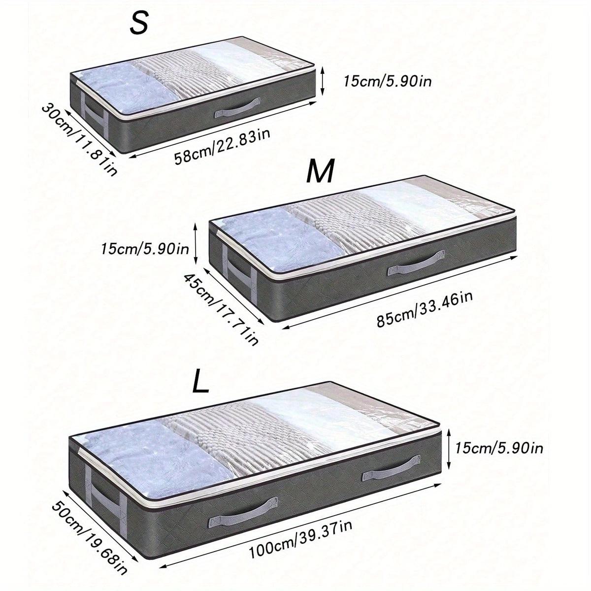 Extra Large Underbed Foldable Storage Bag for Comforters and Clothes
Extra Large Underbed Foldable Storage Bag for Comforters and Clothes