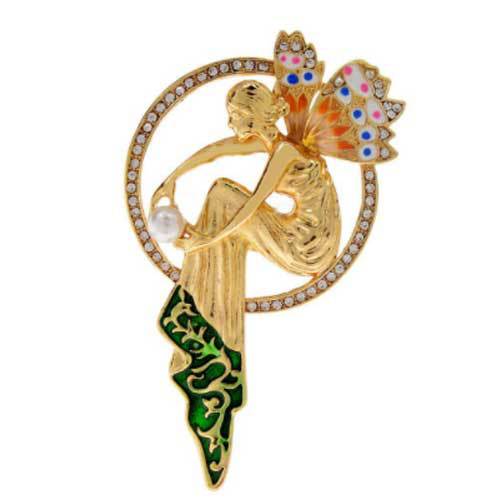 Винтажная французская фея в длинном платье брошь неяркое золото универсальная булавка женская одежда аксессуары золотой
Винтажная французская фея в длинном платье брошь неяркое золото универсальная булавка женская одежда аксессуары золотой